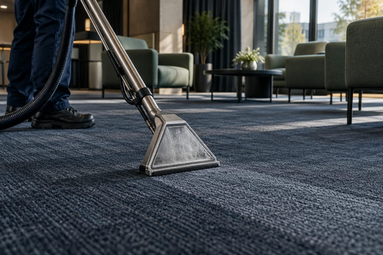 Carpet cleaning · AI-generated concept image