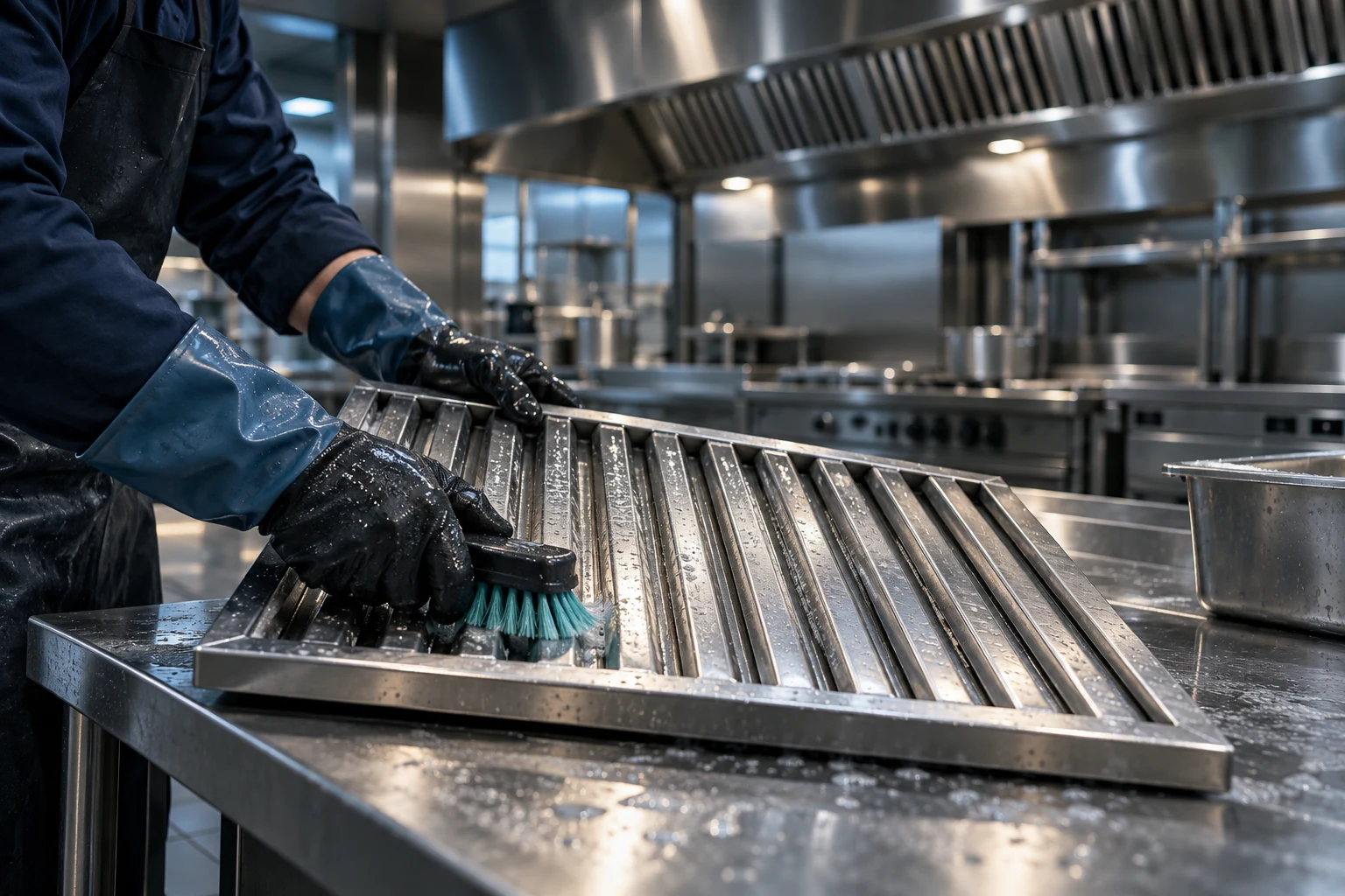 Limpieza de ductos de cocina · imagen conceptual creada con IA